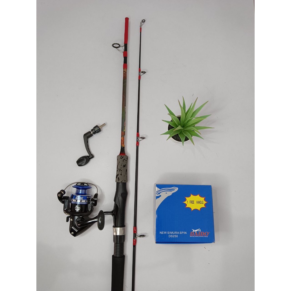 Set Joran Daido Devil Ray dengan Reel