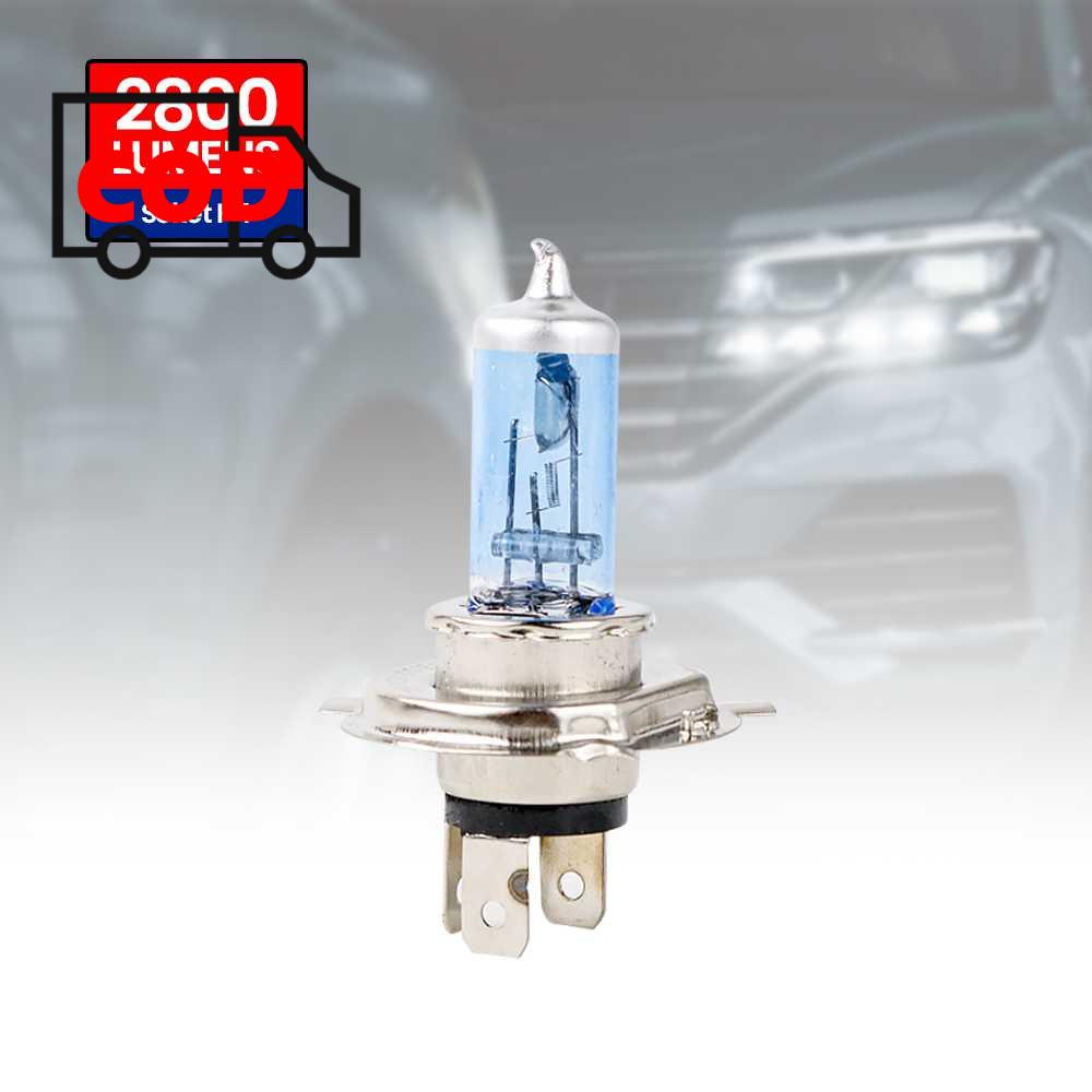 Lampu Mobil Depan H4 Xenon Halogen Super Terang Bohlam Headlight Headlamp 12 Volt Variasi 1 Pcs