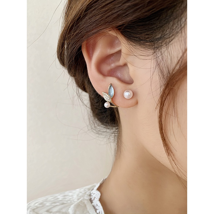 Anting Korea S925 Silver needle Untuk Wanita