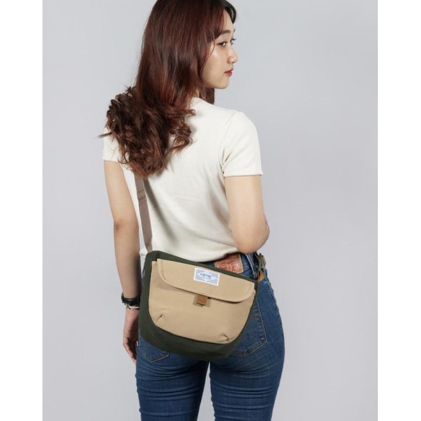 Tas Selempang Pria Zigzag Verton - Tas Slingbag - Slempang Casual Pria - Navy