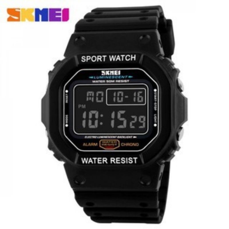 STRAP TALI JAM TANGAN SKMEI 1134 ORIGINAL RUBBER SPORT pas dan lgsg bs dipakai