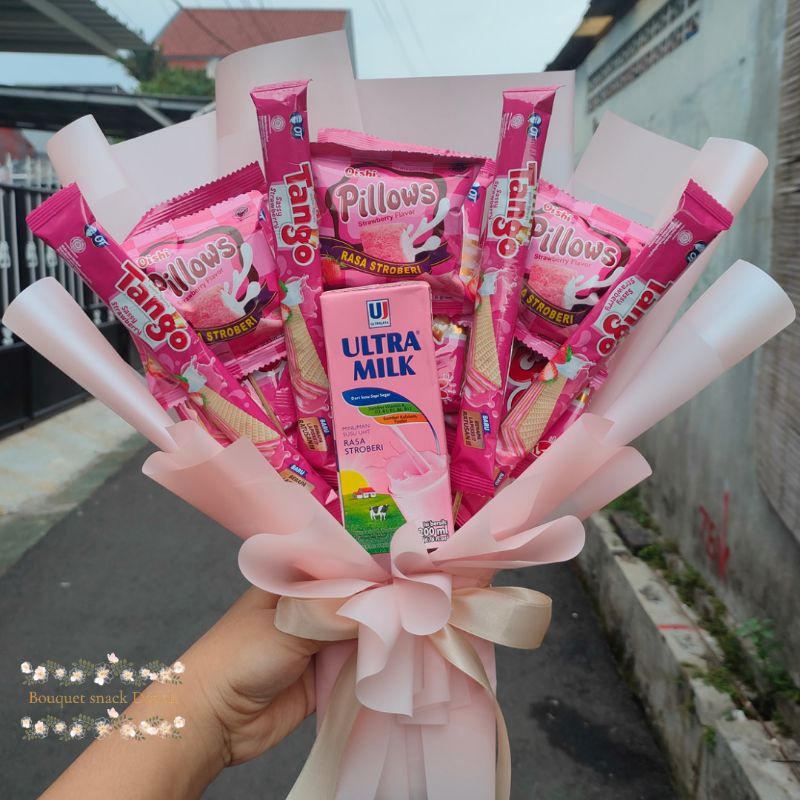 

Buket Snack SP Bouquet Wisuda Bucket Ulang Tahun REAL PICT ! Hampers & Paket Bingkisan Hadiah Buket Jajan (Made by order)