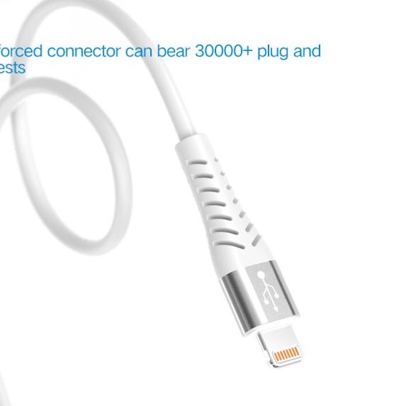 FOOMEE DL10, DQ10, DT10 Data Cable 2.4A Max 1M - Micro