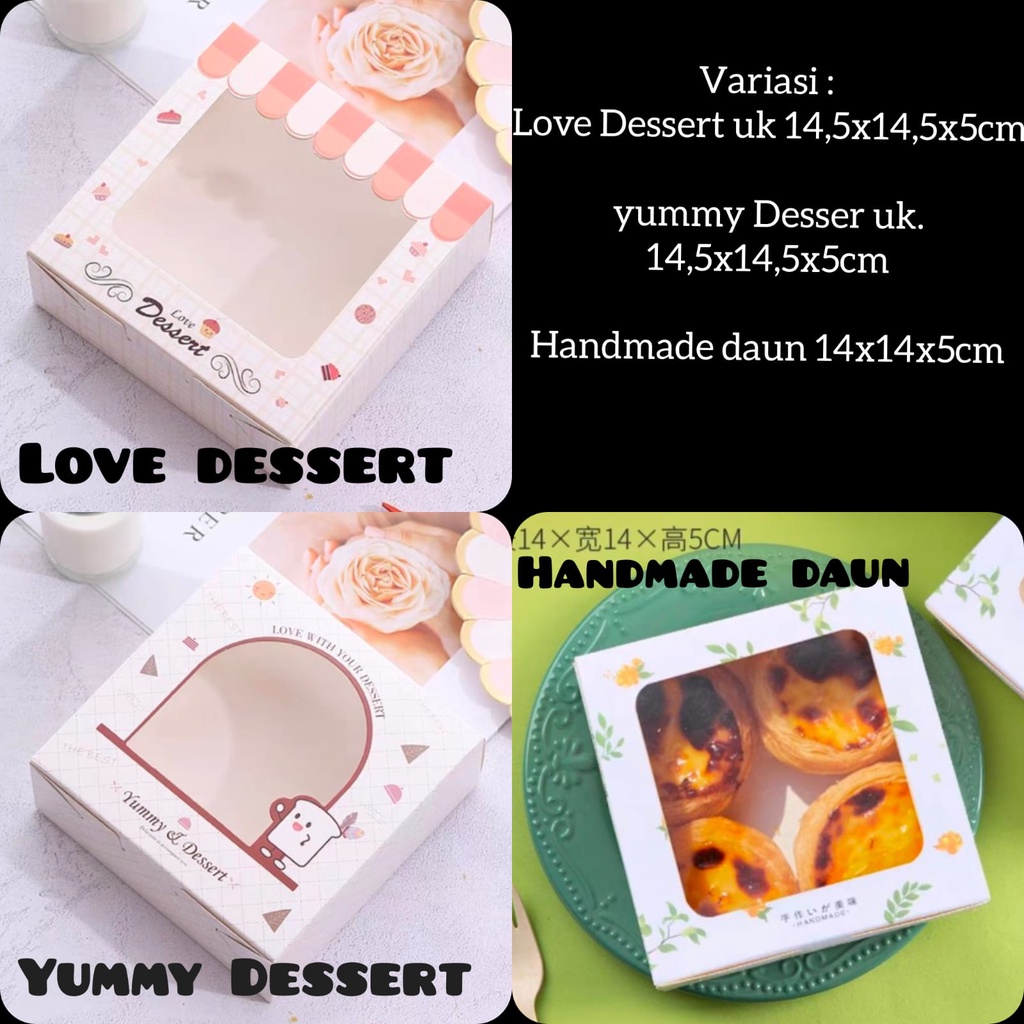 

Box Egg Tart Box Mooncake isi 4 kue 75gr Box Cupcake Box Cake Mini Box Kue Bulan 50gr Dus mooncake box Kue bulan Box Souvenir Box Permen Box Coklat Box Natal Box Lebaran Box Imlek Box Kue Box Bolu Box Klapper tart Box Muffin Box Eggtart box Pie Buah 5