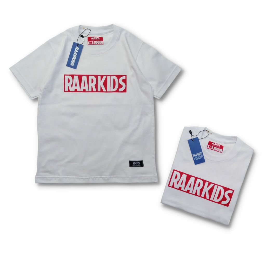 Raarkids Baju Kaos Distro Anak Laki Laki Warna Putih Atasan Anak Perempuan Motif Font Marvel Umur 2 11 Tahun