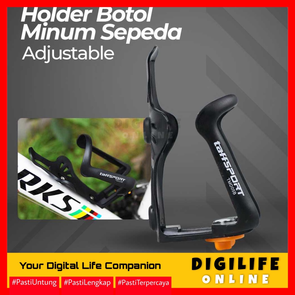 Holder Tempat Botol Minum Sepeda Adjustable Dudukan Gantungan MTB