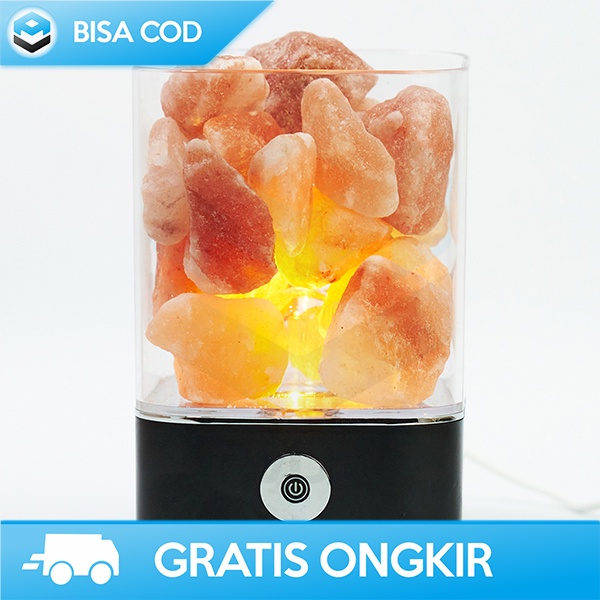 LAMPU CRYSTAL HIMALAYAN SALT LAMPU ANTI RADIASI ICOCO 100-600 MA 3WATT