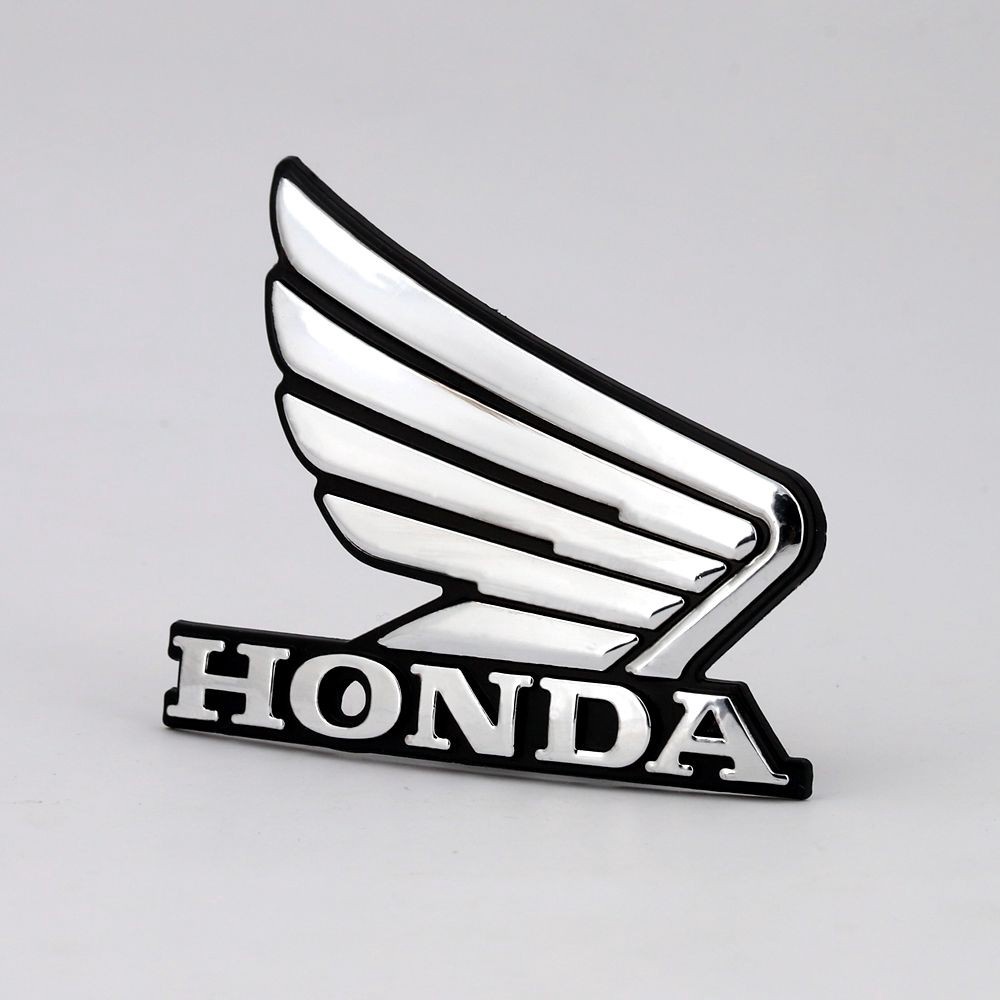 blem motor ( wing) Sayap honda 3D tebal kaku Sticker Logo Emblem Honda untuk Mobil Honda 2 pcs  (Left + Right)