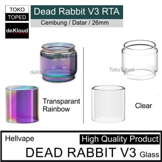 Dead Rabbit v3 Replacement Glass | kaca tabung pengganti gelas