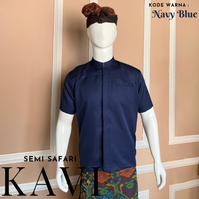 Baju Semi Safari Pria Bali bahan Import | Baju pria Adat Bali