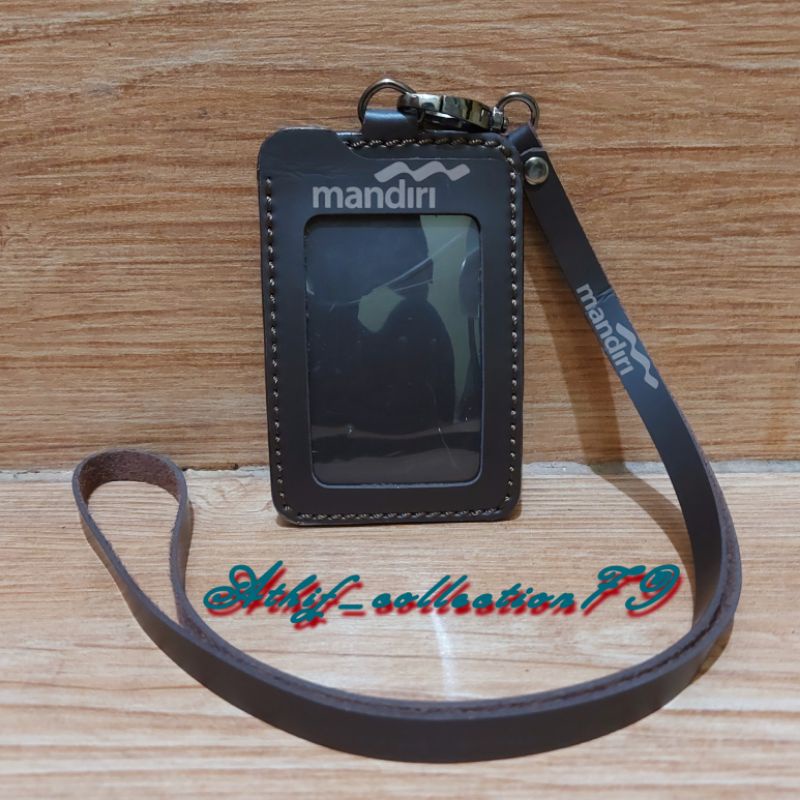 

Tempat Id Card Mandiri Kulit Holder Id Card Kulit Mandiri Kalung