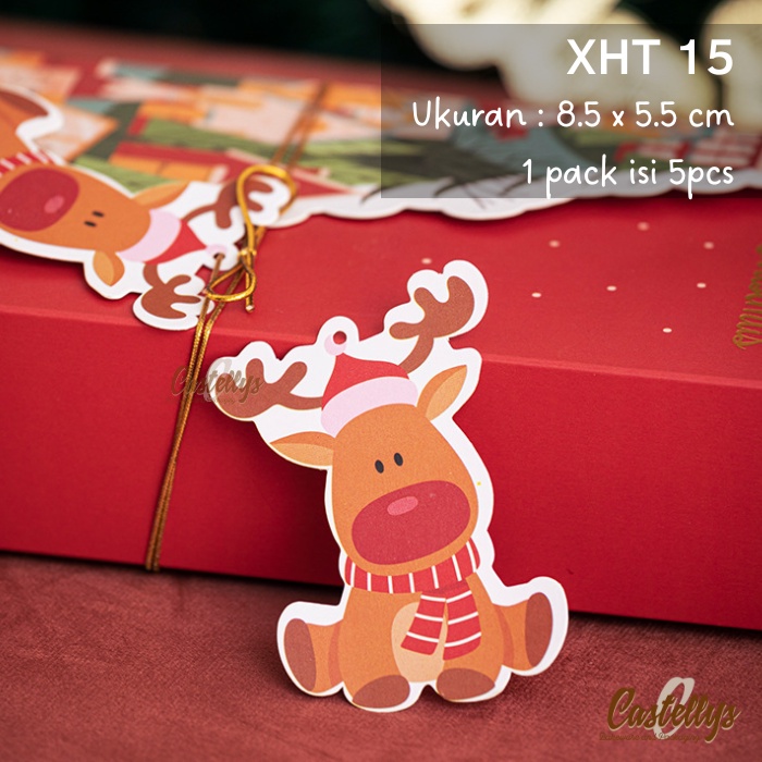 

Hangtag Hang Tag XHT15 Kartu Gantungan Hiasan Hampers Natal Christmas