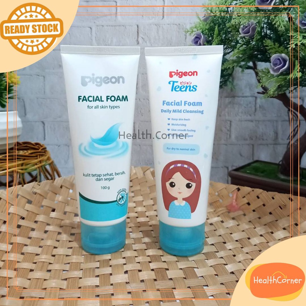 PIGEON Facial Foam for All Skin Types / FACIAL WASH / Face Cleanser / Sabun Wajah / Pigeon Teents Teen Foam