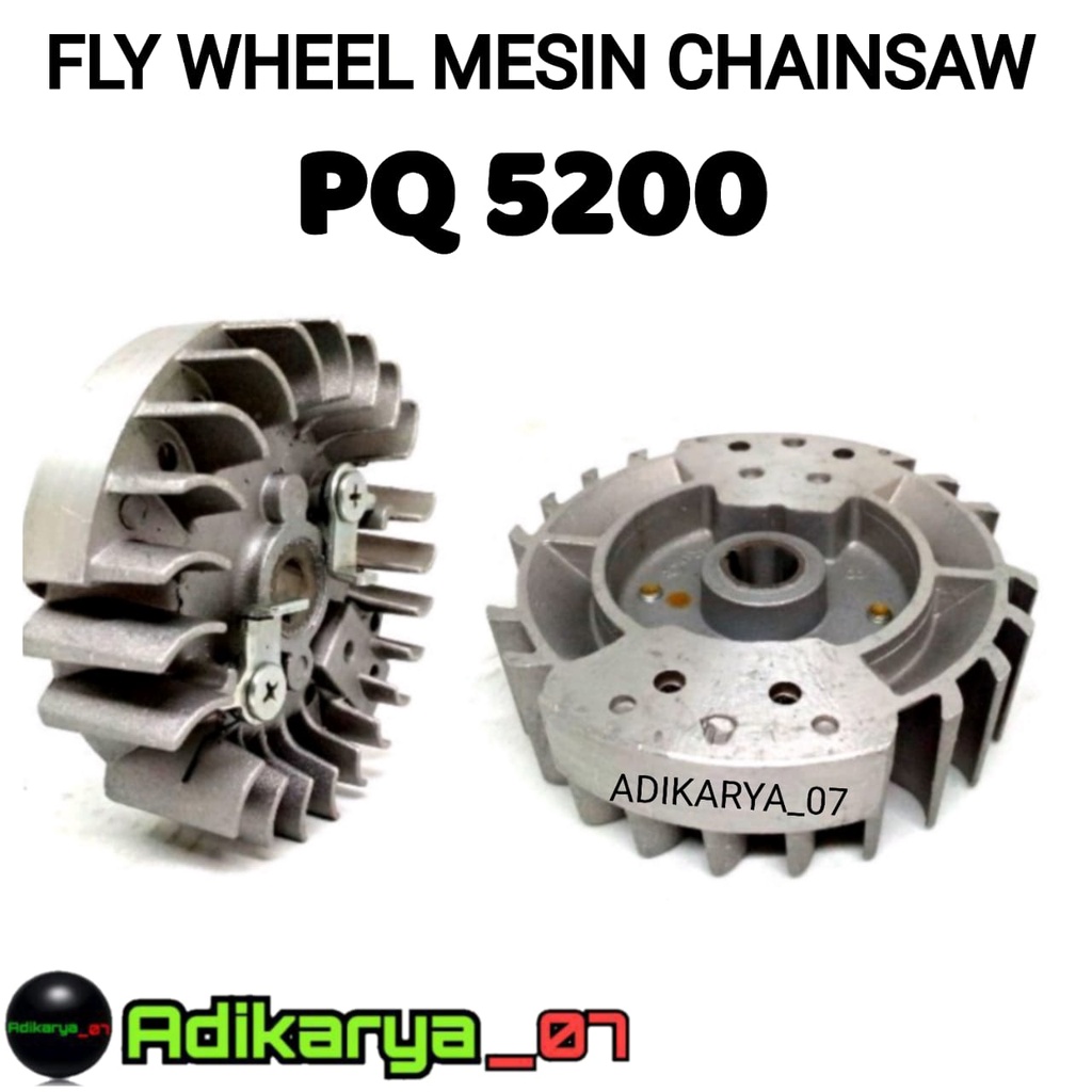 Flywheel magnet mesin chainsaw kecil 5200 5800 Fly wheel Kipas Magnit Pawl Chainsaw Senso 5200 5800