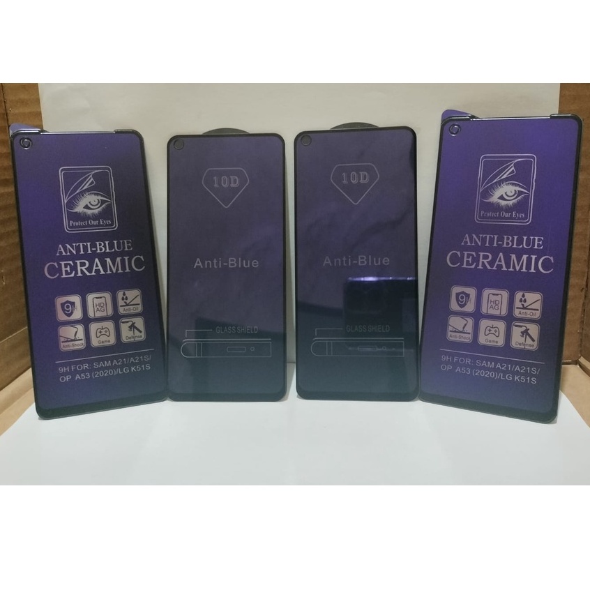 TG / ANTI GORES BLUE LIGHT MATTE CERAMIC VIVO V5 V5+ V5S V7 V7+ V9 V9 PRO V11 V11i V11 PRO V15 V15 P