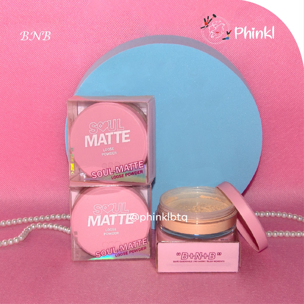 `ღ´ PHINKL `ღ´ BNB BARENBLISS SOUL-MATTE LOOSE POWDER | BEDAK TABUR anti minyak