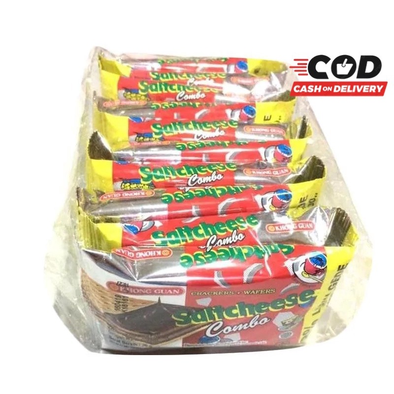 ( JSO ) Khong Guan SALTCHEESE Combo Renceng 10 pcs x 20gr Khongguan