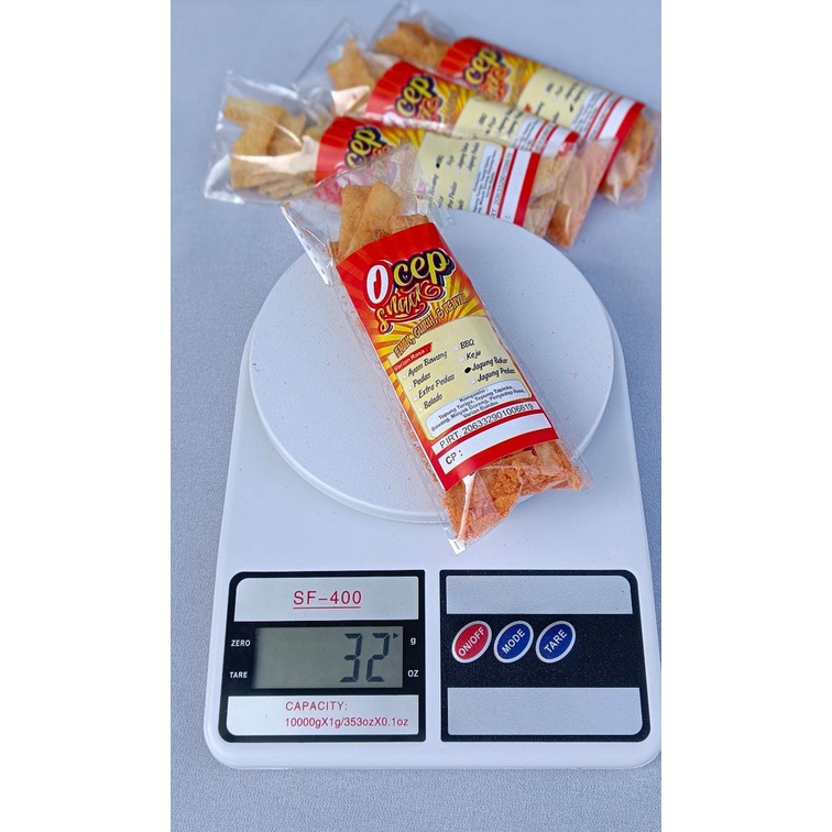 kripik singkong aneka rasa isi 10 bungkus / keripik singkong empuk ocep snack