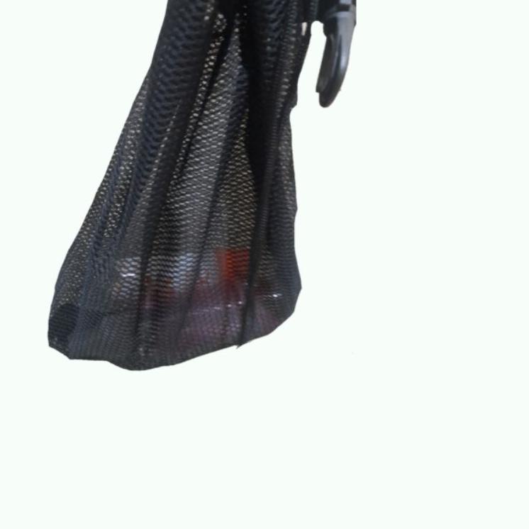 NEW Pouch Bag Pria Wanita Bahan Jaring Tas Handuk Pouch Alat Mandi - Hitam 2289 ㊎