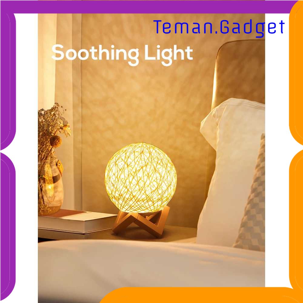 TG-LMP MShadow Lampu Tidur LED Dekorasi Bola Sepak Takraw 15 cm - XD090