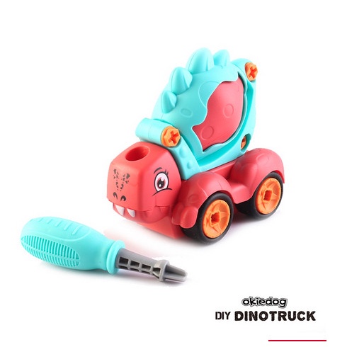 Okiedog DIY Dino Truck merupakan koleksi terbaru dari Okiedog DIY seri