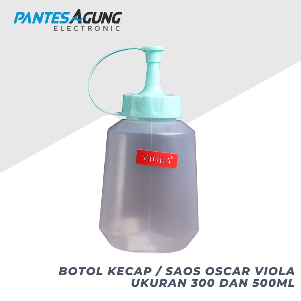 BOTOL KECAP / SAOS OSCAR VIOLA UKURAN 300 DAN 500ML