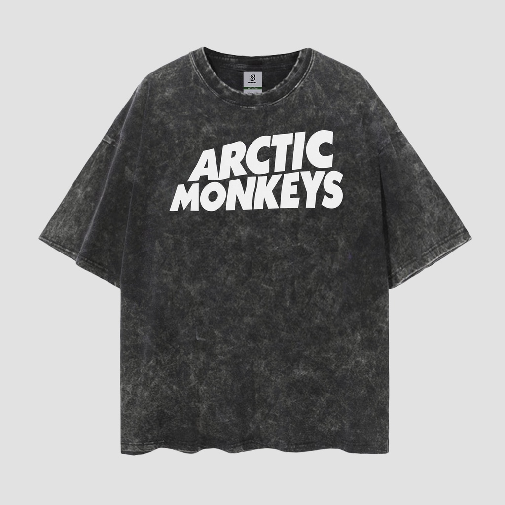 Arctic Monkeys Vintage Style Oversize Washed Tee
