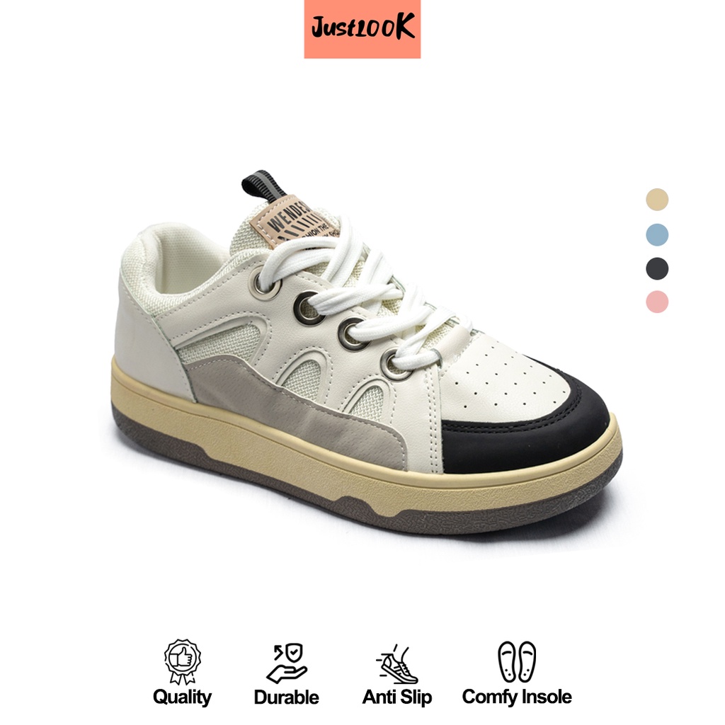 JustLook Hyewon Sepatu Sneakers Wanita Sport Shoes Casual New Sepatu Olahraga Wanita