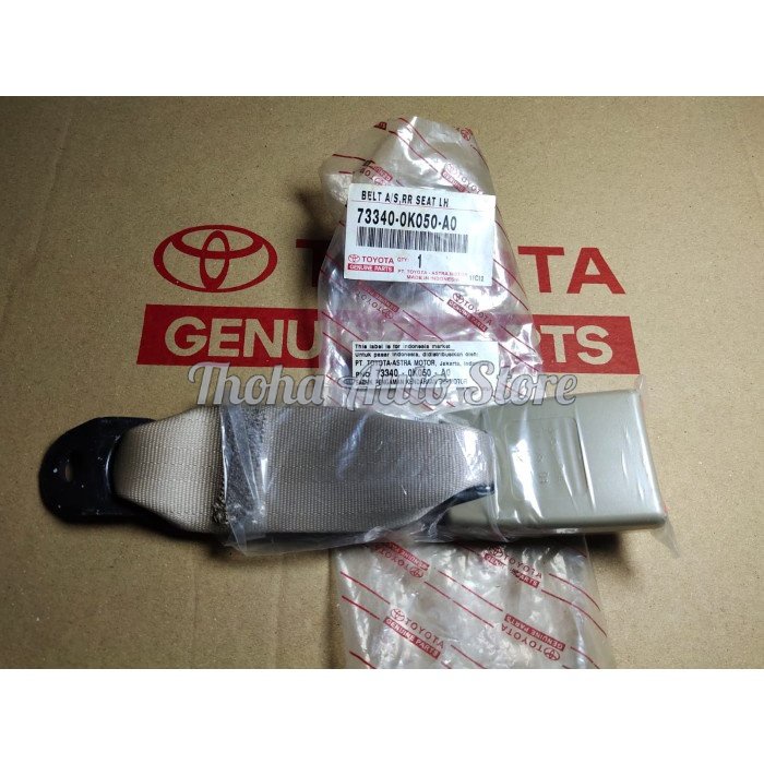 Lock Seat Belt Pengunci Safety Belt Jok Bangku Depan INNOVA Lama Asli