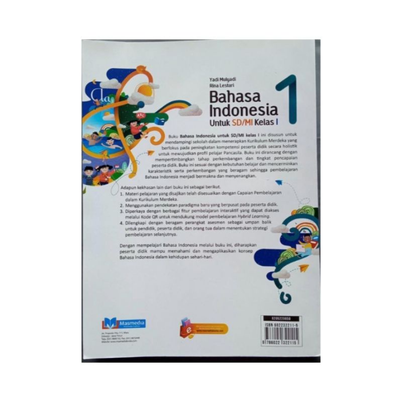 

Buku Bahasa Indonesia Kelas 1 Sd/Mi Kurikulum Merdeka Penerbit Masmedia