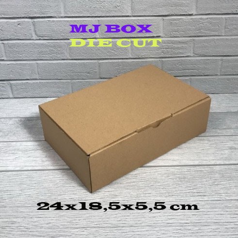

kardus karton uk. 24 x 18,5 x 5,5 cm model diecut pizza