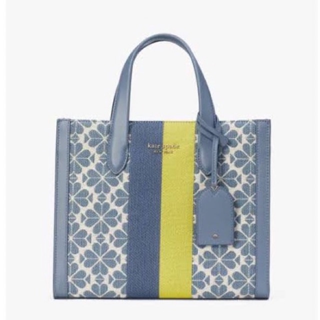 Kate Spade spade flower jacquard stripe manhattan small tote