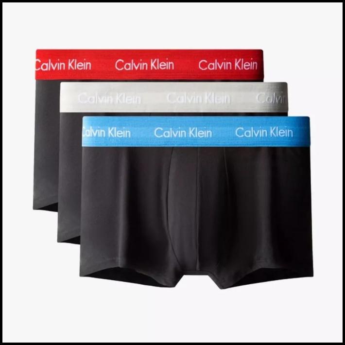 Promo Calvin Klein Ck Underwear 3 Pack Color Breathable Boxer Briefs