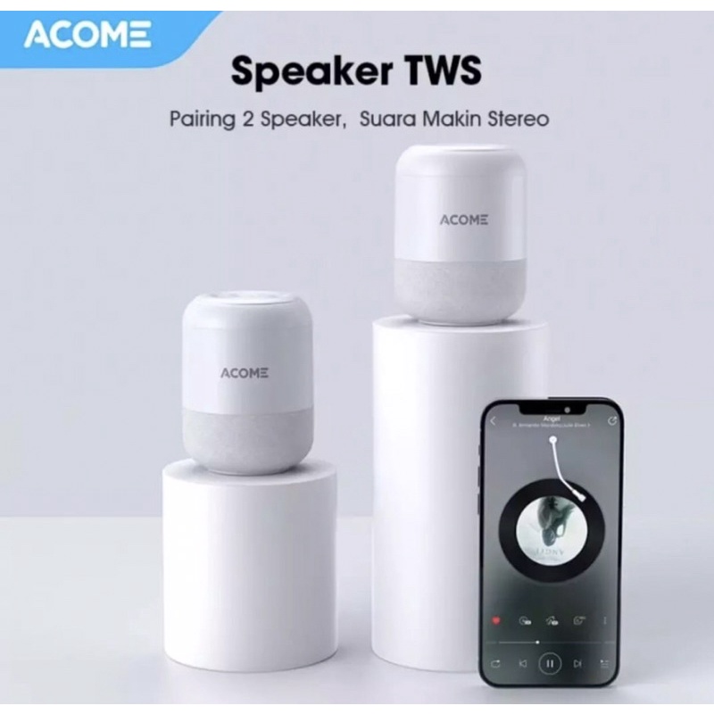 Acome A11 Speaker Bluetooth 5.0 TWS 5Watt Stereo