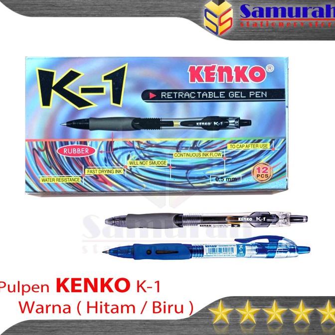 

TERLARIS Pen Gel Kenko K1 0.5mm/ Retractable Gel Pen K-1 0.5mm Pen Cetek 0.5 mm /ALAT TULIS AESTHETIC/ALAT TULIS SEKOLAH/ALAT TULIS SET/ALAT TULIS LENGKAP/ALAT TULIS ANAK/ALAT TULIS LUCU