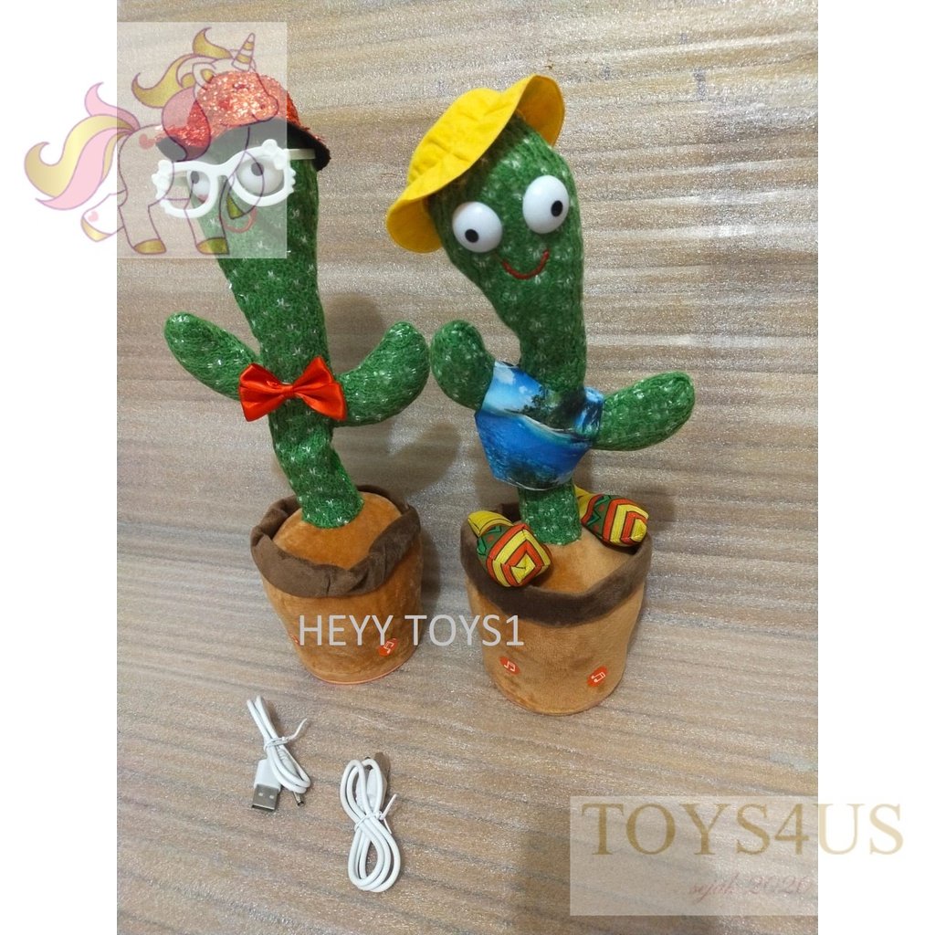 Toys4Us - MAINAN KAKTUS KEKINIAN MAINAN BONEKA KAKTUS 3 IN 1 MAINAN KAKTUS JOGET DAN NYANYI MAINAN K
