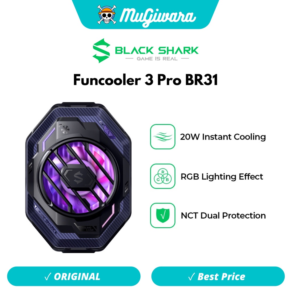 Black Shark Funcooler 3 Pro | Kipas Pendingin Smartphone for iOS and Android mobile phone