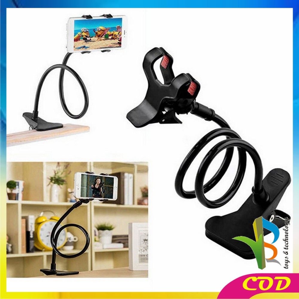 RB-C372 Lazypod Hp Holder Plastik Penyangga Hp / Lazypod Jepit 2 Clips / Lazy Pod Phone Holder Handphone