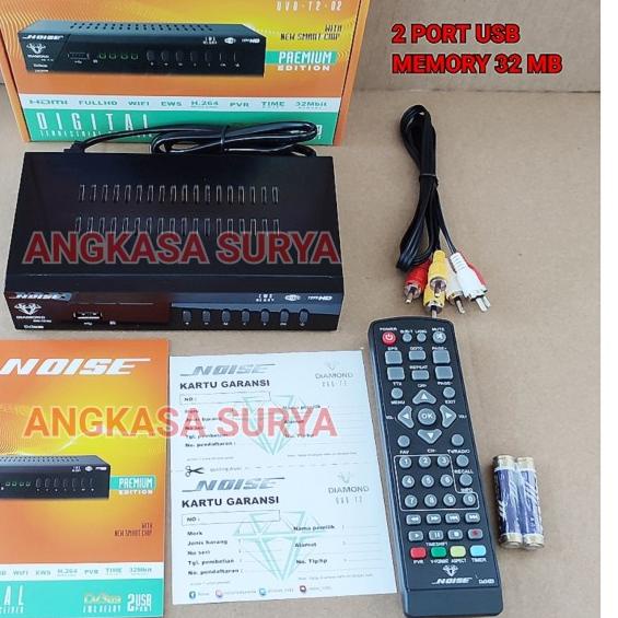 STB TV DIGITAL NOISE SET TOP BOX NOISE DIAMOND DVB T2 01 - STB01-DUS HIJAU