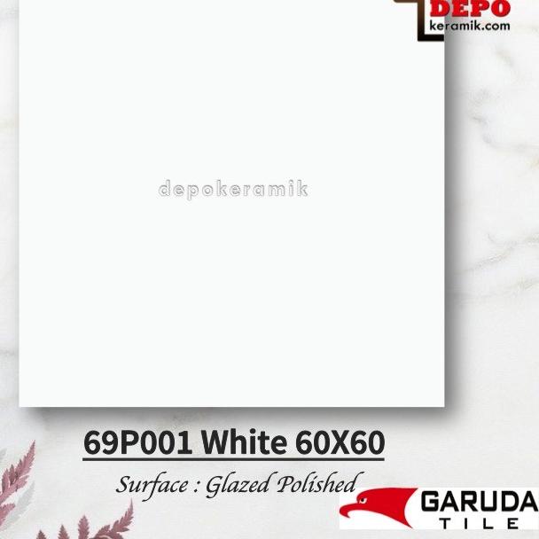 Garuda Granit 69P001 60x60 Kw1 Granit Putih Polos Glazed Polished