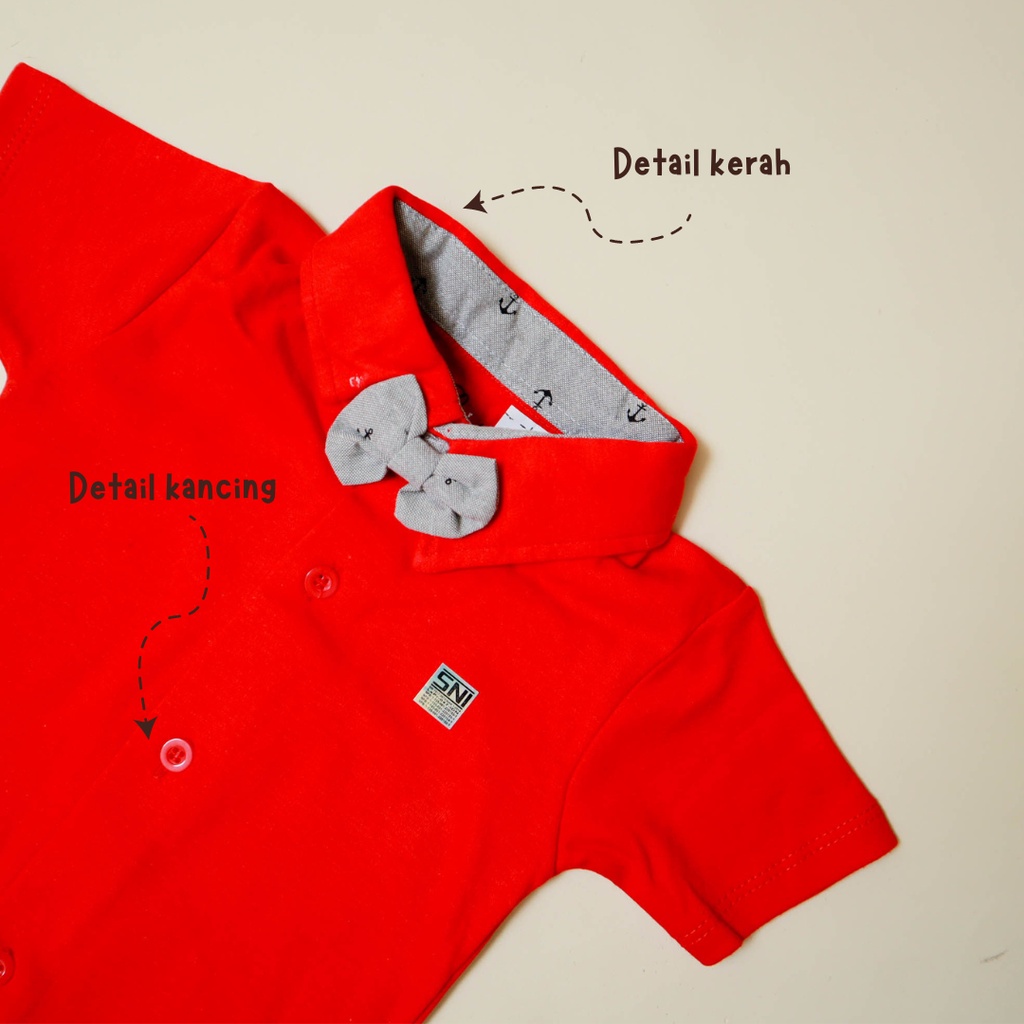 LG Setelan Jumper Suspender Jangkar Anak Bayi Laki-Laki / Setelan Jumper Suspender Bayi 0 - 12 Bulan