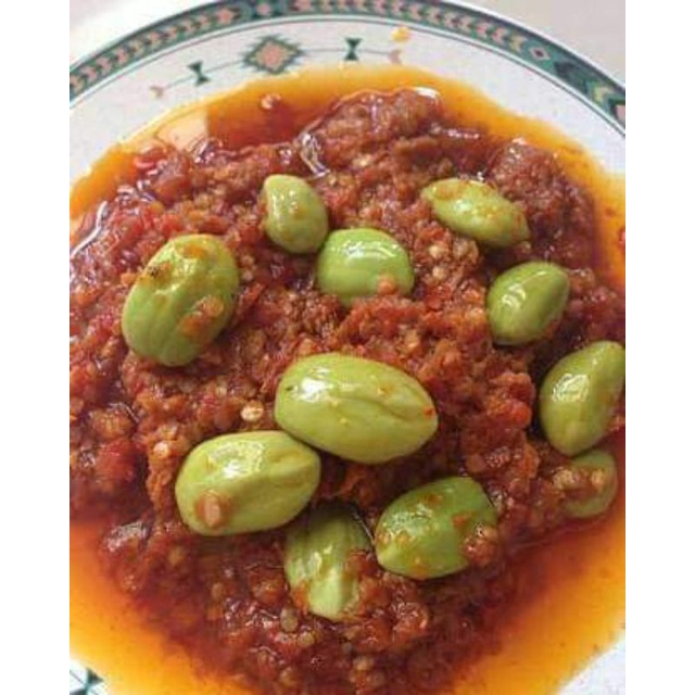 

sambel pedas pete