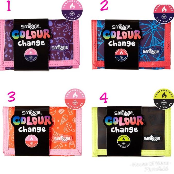 SMIGGLE COLOUR CHANGE WALLET - DOMPET SMIGGLE