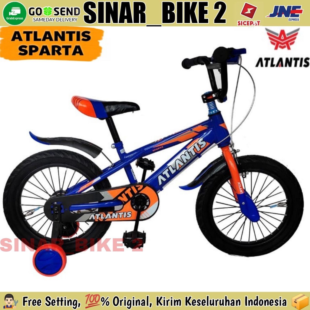 Sepeda Anak Laki BMX ATLANTIS SPARTA Ban Jumbo 12 16 &amp; 18 Inch