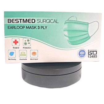 Masker Murah / Masker Earloop / Masker Wajah Merk Bestmed isi 50