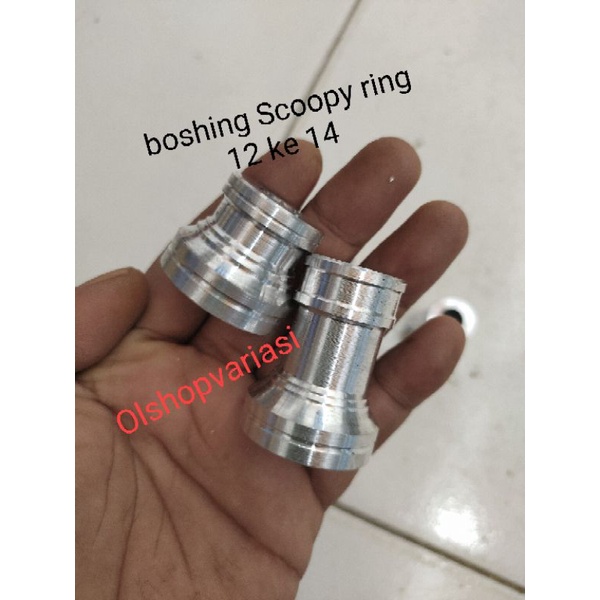 Gearbox boshing velg depan Scoopy ring 12 ke 14 ,17