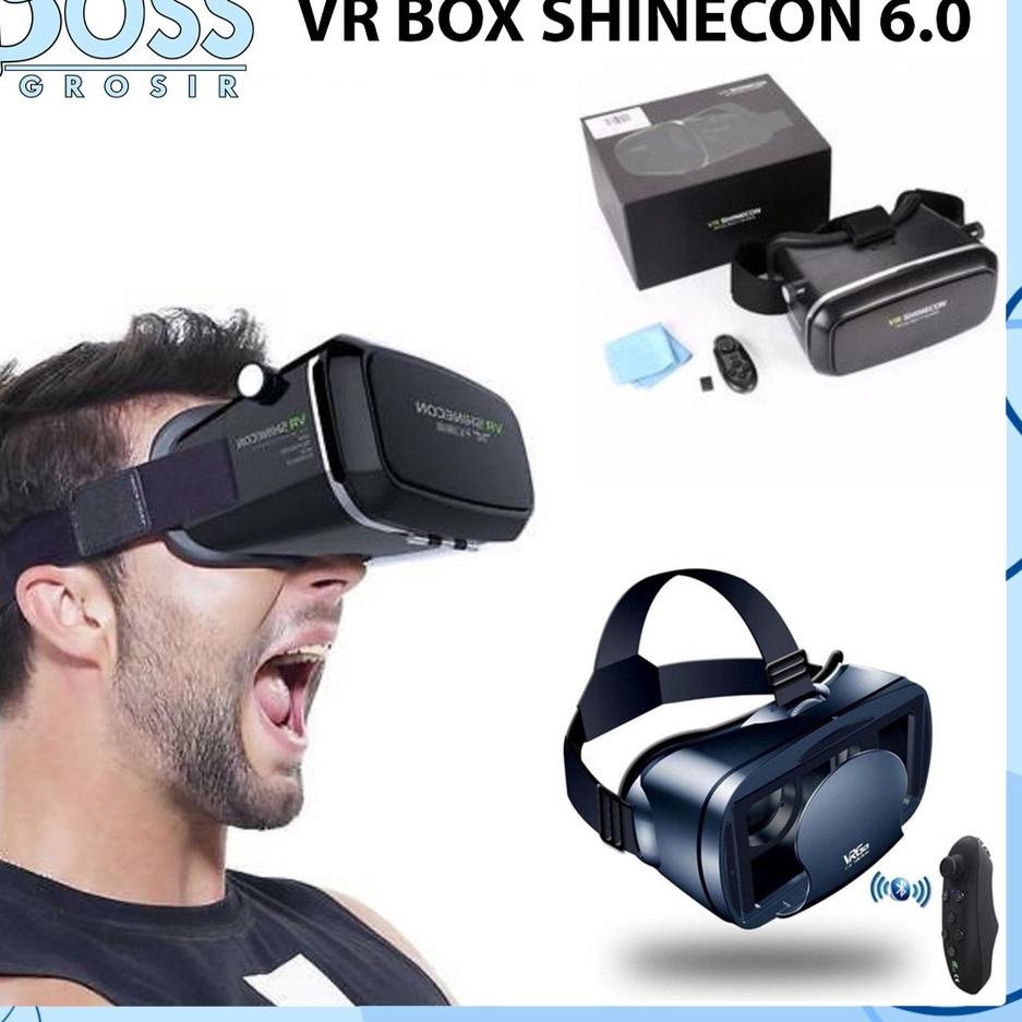 Siap Kirim VR BOX SHINECON VIRTUAL REALITY 6.0 / VR BOX SHINECON GLASSES / ORIGINAL VR BOX FOR SMART