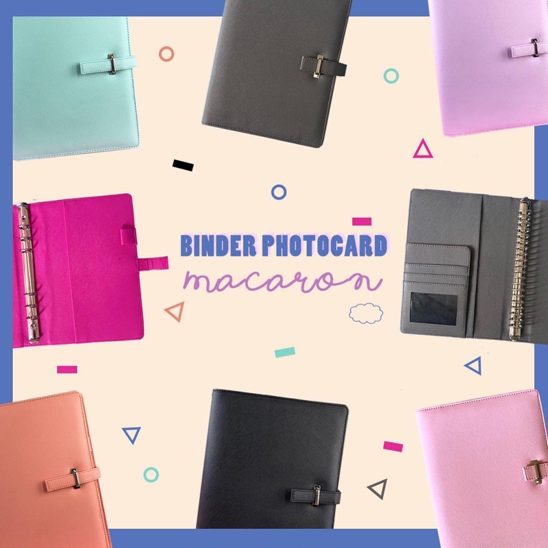 

BINDER PHOTOCARD MACAROON A5 6RING