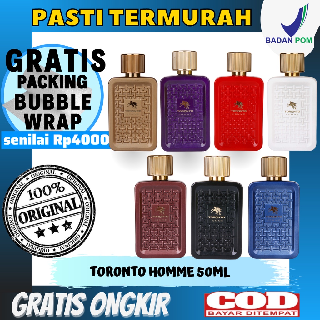 Parfum Pria Toronto Homme 50ml Pria Minyak Wangi Tahan Lama Murah
