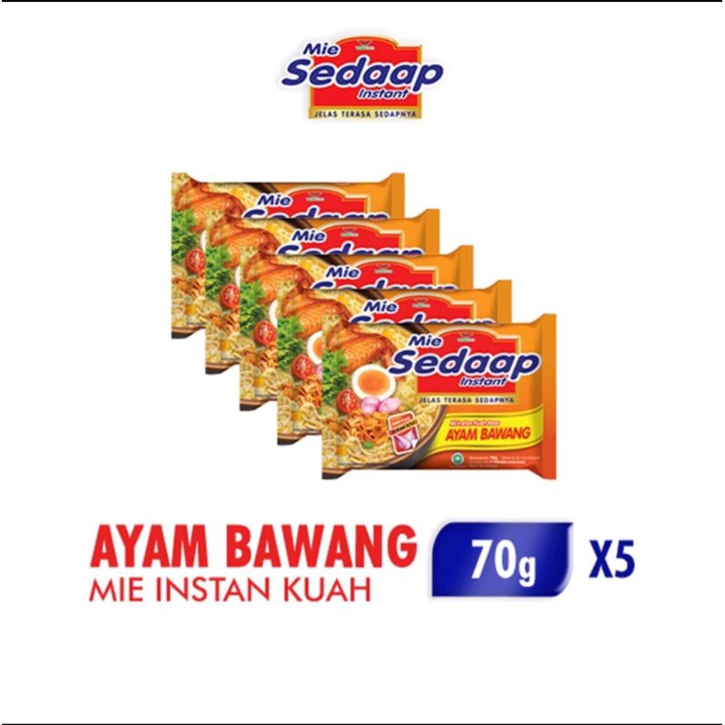 

mie sedap ayam bawang isi 5pcs